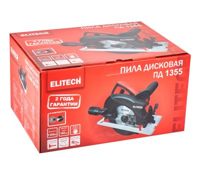  Дисковая пила ELITECH ПД 1355 (E2206.020.01) 204507, фото 13 