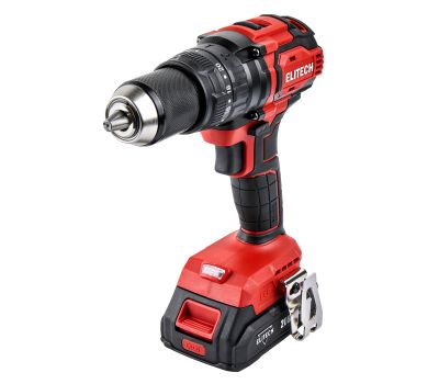  Аккумуляторная ударная дрель-шуруповерт бесщеточная ELITECH ДА 20УБЛ2 (E2201.047.01) 205679, фото 1 