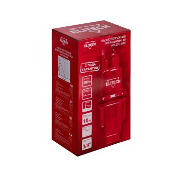  Насос вибрационный ELITECH НВ 300-10В 205621, фото 8 