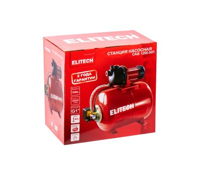  Насосная станция ELITECH САВ 1200-50П 205656, фото 9 