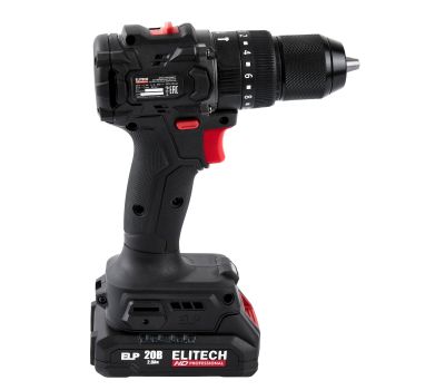  Аккумуляторная ударная дрель-шуруповерт бесщеточная ELITECH HD CD 20ISL2 (E2201.041.01) 205722, фото 3 