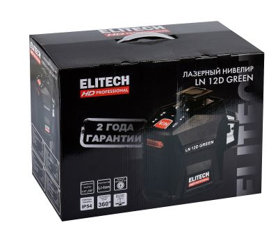  Нивелир лазерный ELITECH HD LN 12D GREEN 204736, фото 13 