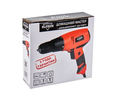  Сетевой шуруповерт ELITECH ДМ ДШ 028РЭ (E2201.018.00) 202416, фото 9 