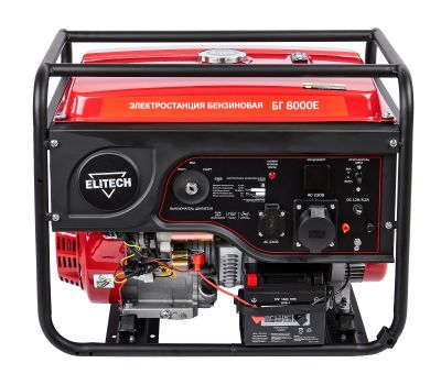  Бензиновый генератор (электростанция) ELITECH ДМ БГ 8000Е 204581, фото 2 