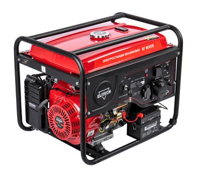  Бензиновый генератор (электростанция) ELITECH ДМ БГ 8000Е 204581, фото 3 