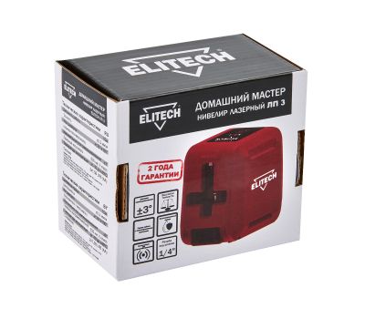  Лазерный нивелир ELITECH ДМ ЛП 3 204855, фото 10 