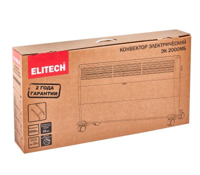  Электрический конвектор ELITECH ЭК 2000МБ 209199, фото 9 