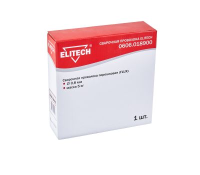  Сварочная порошковая (FLUX) проволока ELITECH 0606.018900 200593, фото 5 