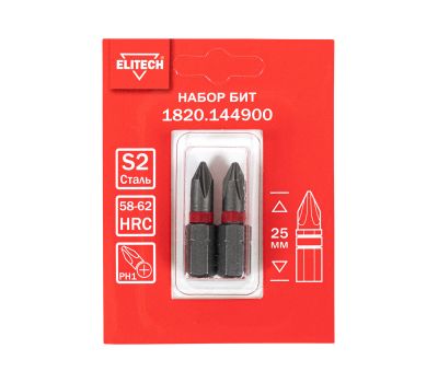  Набор бит ELITECH 1820.144900 204208, фото 1 