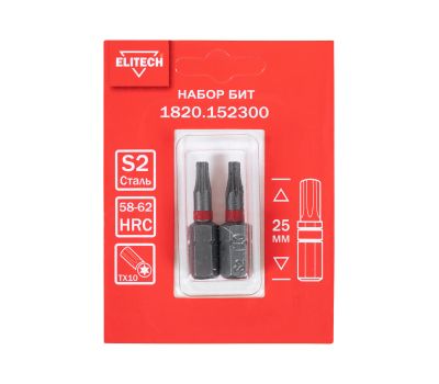  Набор бит ELITECH 1820.152300 204282, фото 1 