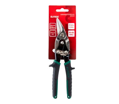  Ножницы по металлу левый рез ELITECH 140103 207130, фото 6 