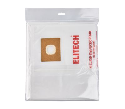  Пылесборник-мешок, одноразовый, 20 л, 5 шт. ELITECH 2310.005500 214218, фото 7 