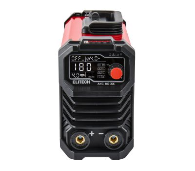  Сварочный инвертор ММА ELITECH АИС 180 ЖК 204744, фото 1 