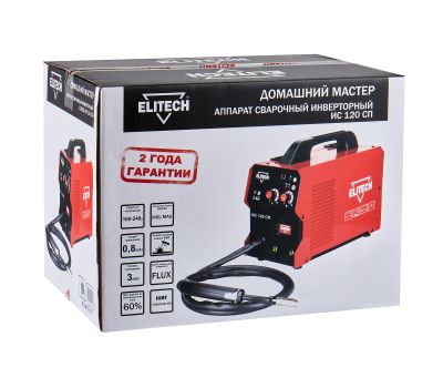  Сварочный инвертор MIG/MAG ELITECH ДМ ИС 120 СП 204752, фото 9 