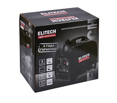  Бензогенератор инверторного типа ELITECH HD GIS 2000RМ 204577, фото 9 