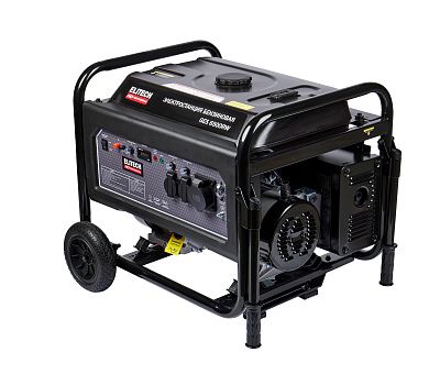 Бензогенератор однофазный ELITECH HD GES 6500RW 204667, фото 4 