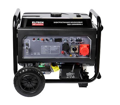  Бензогенератор трехфазный ELITECH HD GES 10000ЕWS-3 204572, фото 2 