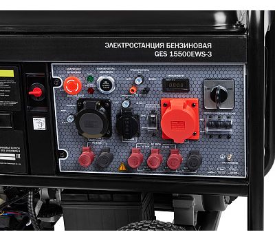  Бензогенератор трехфазный ELITECH HD GES 15500ЕWS-3 204574, фото 7 