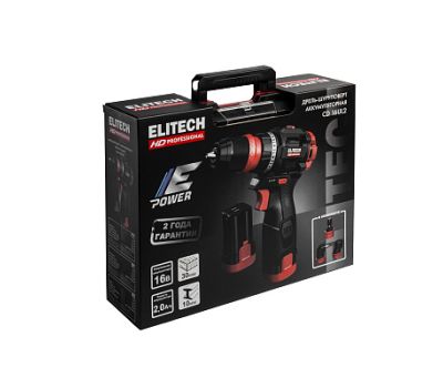  Дрель аккумуляторная м/ф ELITECH HD CD 16UL2 (E2201.078.02) 214225, фото 17 