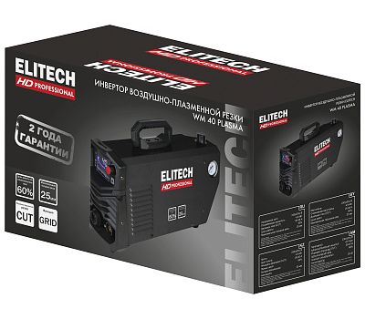  Инвертор воздушно-плазменной резки ELITECH HD WM 40 PLASMA 204478, фото 9 