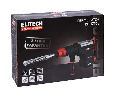  Перфоратор SDS-max ELITECH HD RH 1755E (E2205.021.01) 204002, фото 13 