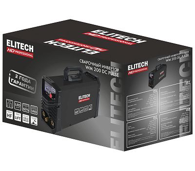  Сварочный инвертор ELITECH HD WM 200 DC PULSE 204475, фото 7 