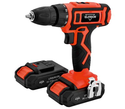  Аккумуляторная дрель-шуруповерт ELITECH ДМ ДА 202СЛ (E2201.017.01) 202415, фото 1 