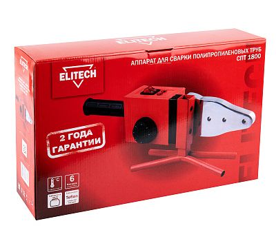  Аппарат для сварки полипропиленовых труб ELITECH СПТ 1800 (E1704.003.00) 204461, фото 12 