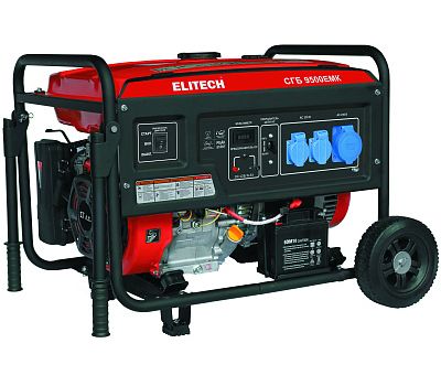  Бензиновый генератор (электростанция) ELITECH СГБ 9500ЕМК 205554, фото 1 
