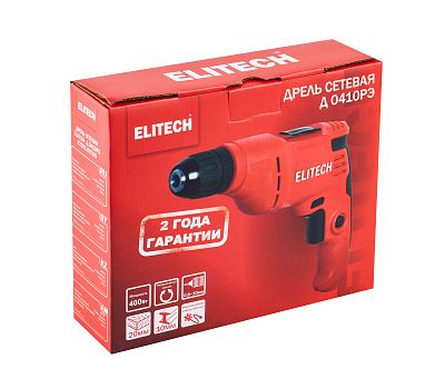  Дрель ELITECH Д 0410РЭ (E2201.027.00) 204495, фото 10 