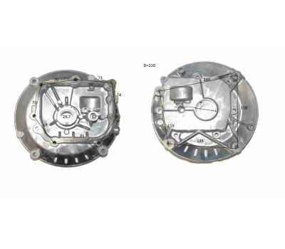  Крышка картера  К 6000D Elitech 0803.125550 203891, фото 1 