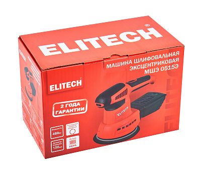  Шлифмашина эксцентриковая ELITECH МШЭ 0515Э (E2213.061.00) 207375, фото 11 