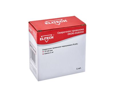  Сварочная порошковая (FLUX) проволока ELITECH 0606.016000 181567, фото 6 
