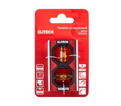  Уровень пузырьковый/магнитный ELITECH 320201 207197, фото 9 
