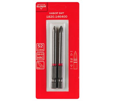  Биты магнитные ELITECH 1820.146400 204223, фото 1 