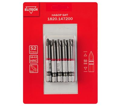  Биты магнитные ELITECH 1820.147200 204231, фото 1 