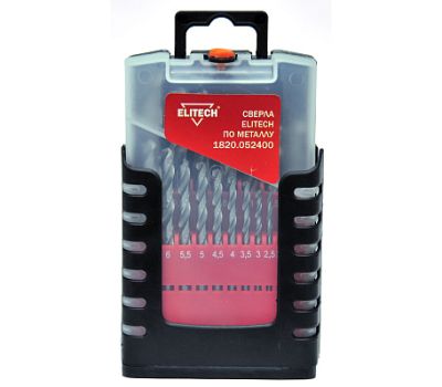  Набор сверл ELITECH 1820.052400 187636, фото 1 