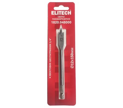  Сверло плоскофрезерное ELITECH 1820.048000 187592, фото 1 