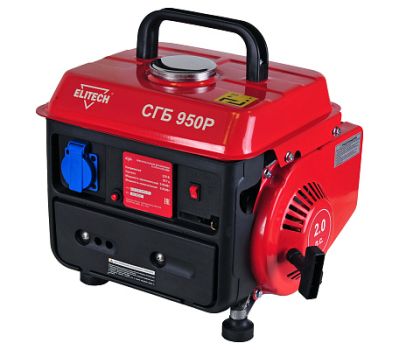  Бензиновый генератор (электростанция) ELITECH СГБ 950Р 202564, фото 2 
