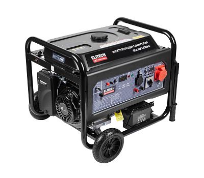  Бензогенератор трехфазный ELITECH HD GES 8000EWS-3 204671, фото 1 