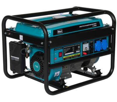  Бензиновая электростанция (Генератор) WERT G 3000D 182642, фото 1 