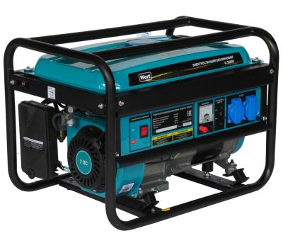  Бензиновая электростанция (Генератор) WERT G 3500D 185451, фото 1 