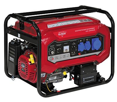  Бензиновый генератор (электростанция) ELITECH БЭС 10000ЕAМ 190995, фото 1 
