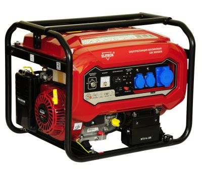  Бензиновый генератор (электростанция) ELITECH БЭС 8000ЕМ 181323, фото 1 