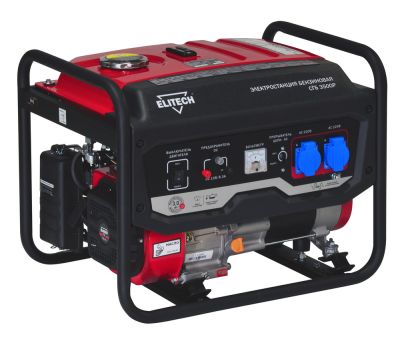  Бензиновый генератор (электростанция) ELITECH СГБ 3500Р 180644, фото 1 