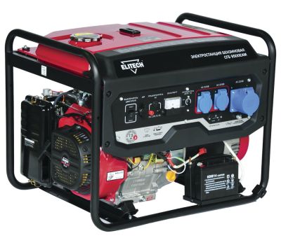  Бензиновый генератор (электростанция) ELITECH СГБ 9500ЕАМ 187148, фото 1 