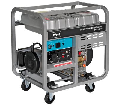  Дизельный генератор (электростанция) WERT DG11500E 203523, фото 1 