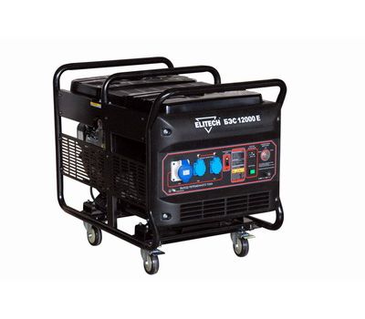  Генератор бензиновый  ELITECH БЭС 12000 Е 157367, фото 1 
