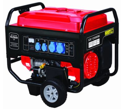  Генератор бензиновый ELITECH БЭС 12500ЕМK 178736, фото 1 