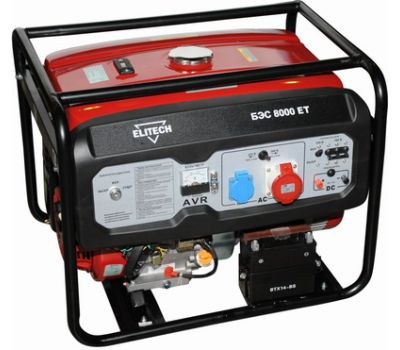  Генератор бензиновый ELITECH БЭС 8000 ЕТ 156586, фото 1 